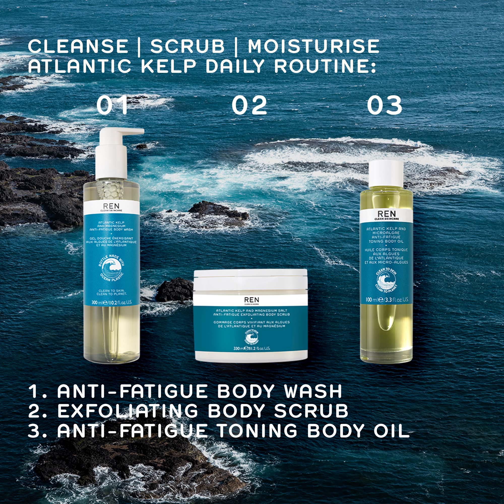 Atlantic Kelp and Microalgae Anti-Fatigue Toning Body Oil